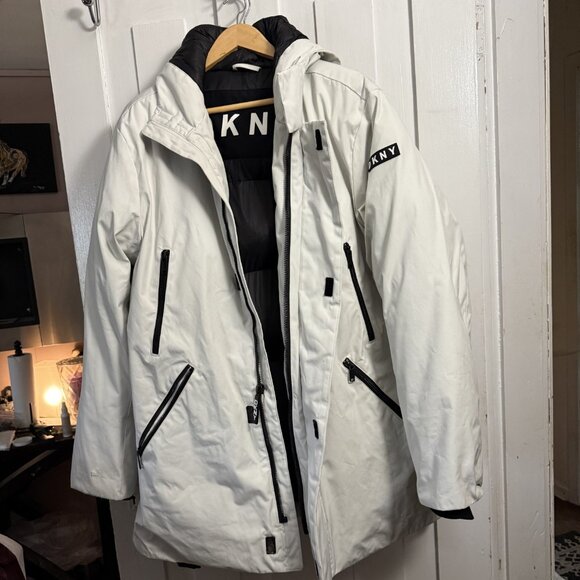 DKNY Hooded Parka water resistant, Jacket - Picture 1 of 6